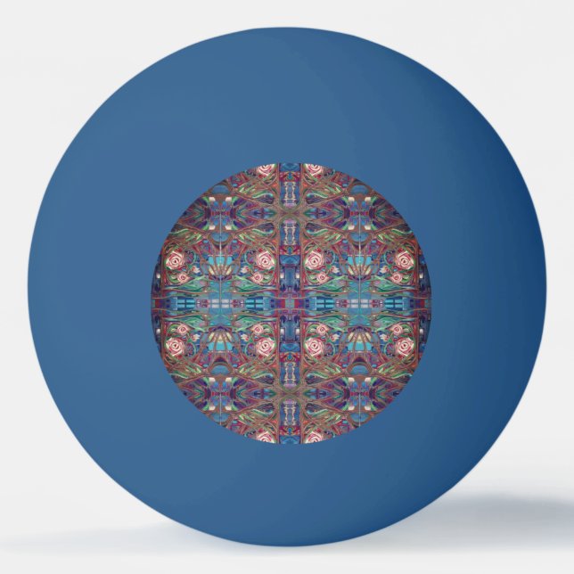 Rose Tischtennisball (Vorderseite)