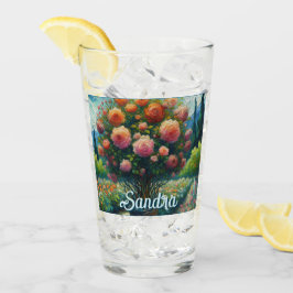 Rose Topiary Van Gogh Style Rose Blumenrosa Glas