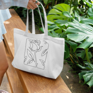 Rose-Tote-Beutel Tragetasche