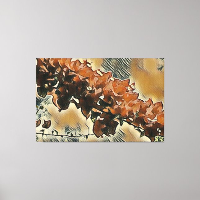 Rose Tree Art Leinwanddruck (Vorderseite)