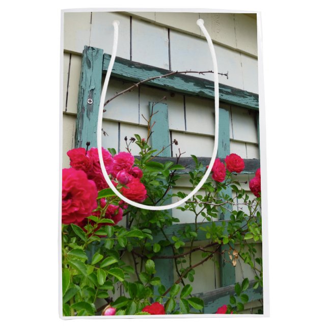 Rose Trellis - Martha's Vineyard Medium Gift Bag Mittlere Geschenktüte (Vorderseite)