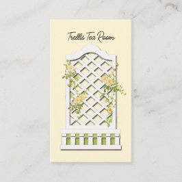 Rose Trellis Teatro Business Card Visitenkarte