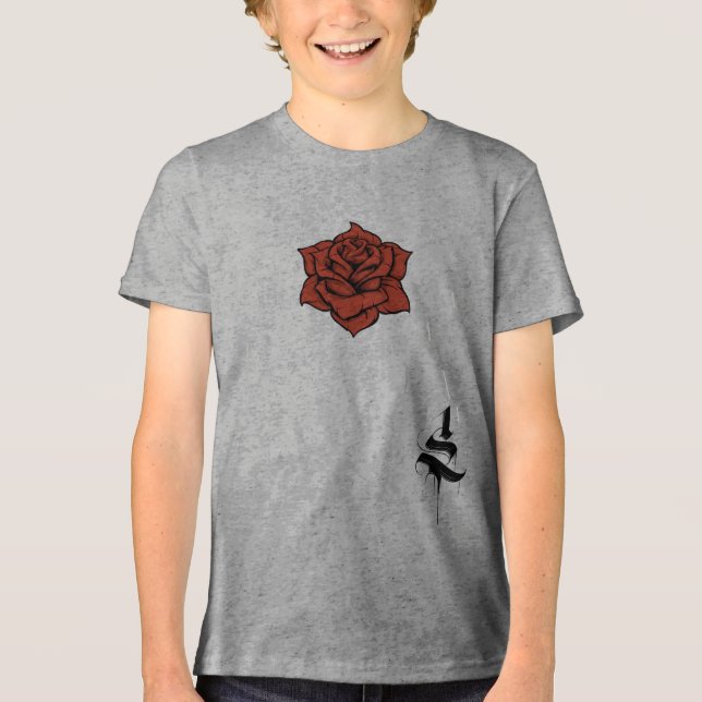 Rose Tri-Blend Shirt (Vorderseite)