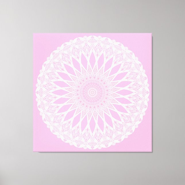 Rose Tristyns Mandala Leinwanddruck (Vorderseite)