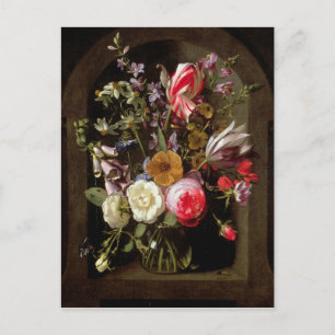 Rose, Tulips und andere Blume Postkarte