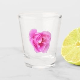 Rose über Clear Glasses Schnapsglas