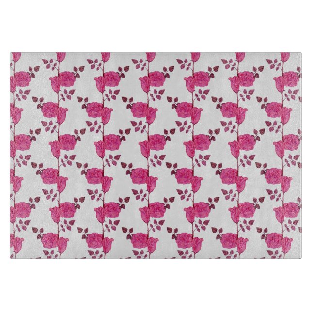 Rose über den Weinbauausschuss Schneidebrett (Vorderseite)