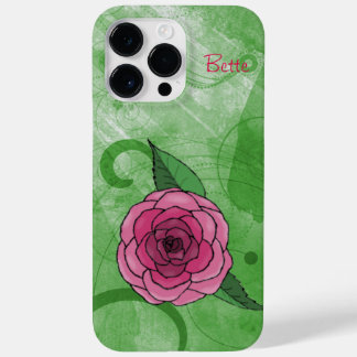 Rose über die grüne Case-Mate iPhone 14 pro max hülle