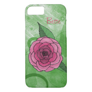 Rose über grünes iPhone 7 Fall Case-Mate iPhone Hülle