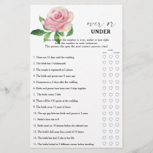 Rose - Über- oder unter Brautparty