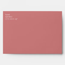 Rose-Umschlag A7