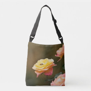 Rose und Biene-Tasche Tragetaschen Mit Langen Trägern