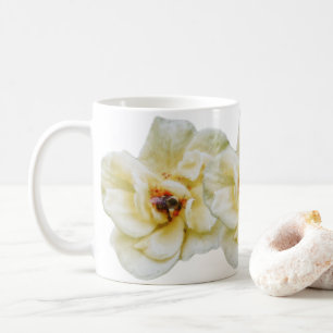 Rose und Biene Tasse