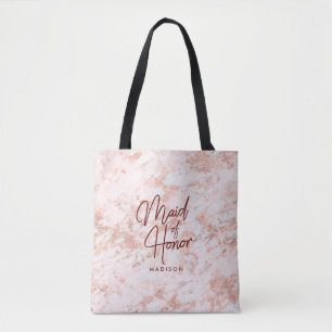 Rose und Burgund Gold-Marmor-Trauzeugin Monogramm