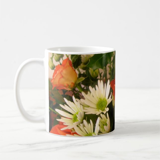 Rose und Daisy-Tasse Kaffeetasse (Links)