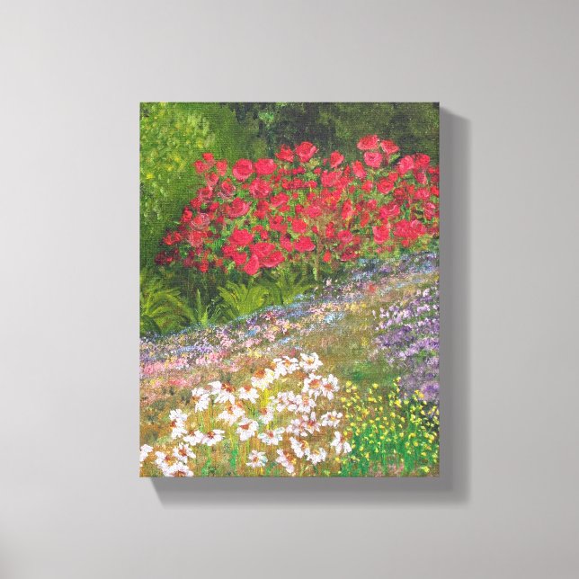 Rose und Daisys Leinwanddruck (Vorderseite)