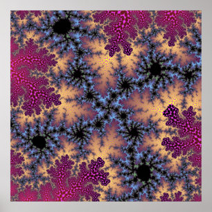 Rose und Fleckchen Poster