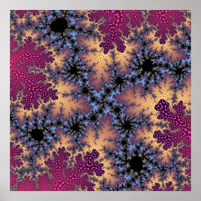 Rose und Fleckchen Poster (Vorne)
