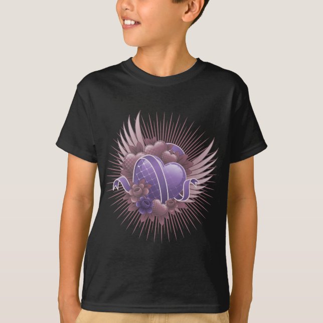 Rose und Flüge T-Shirt (Vorderseite)