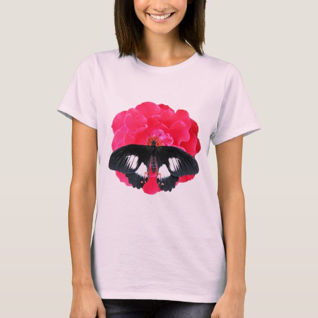 Rose und Frack T-Shirt (Vorderseite)