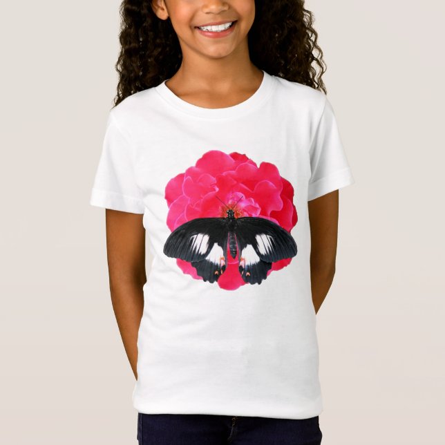 Rose und Frack T-Shirt (Vorderseite)