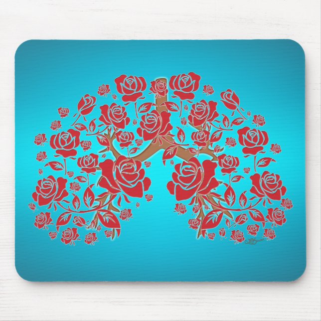 Rose und Hoffnung Mousepad (Vorne)