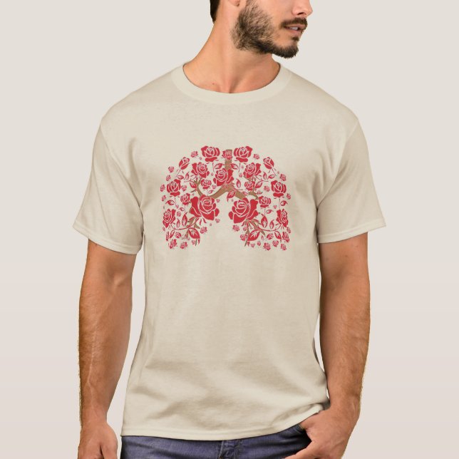 Rose und Hoffnung T-Shirt (Vorderseite)