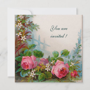 ROSE und JASMINES Champagner Einladung