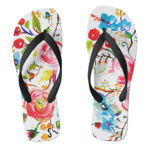 Rose und Kirsche Flip Flops