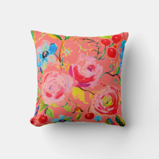 Rose und Kirschrot individuell einstellbar Kissen