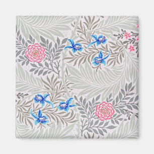 Rose und Larkspur, William Morris Magnet