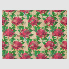 Rose und Libellen (Design 16) Seidenpapier