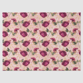 Rose und Libellen (Design 4) Seidenpapier