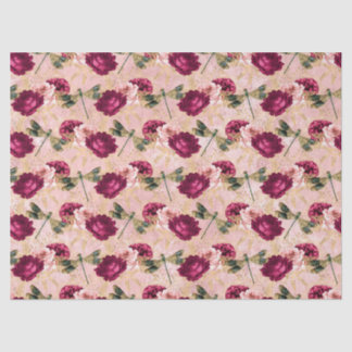Rose und Libellen (Design 4) Seidenpapier