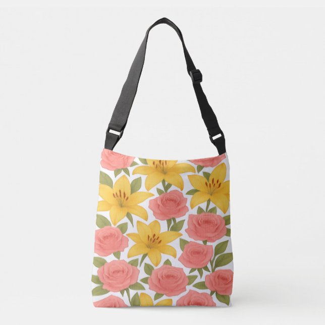 Rose und Lilly Tasche (Vorderseite)