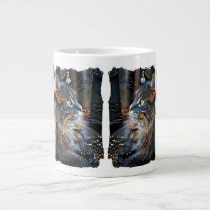 Rose und magisches Licht Jumbo-Tasse