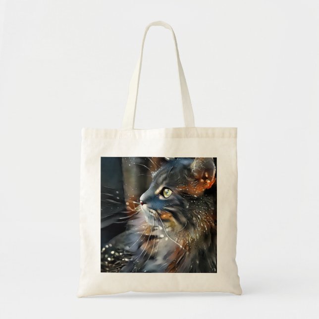 Rose und magisches Licht Tragetasche (Vorne)