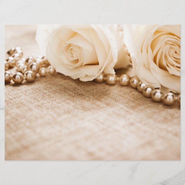 Rose und Perlen Flyer (Vorne)