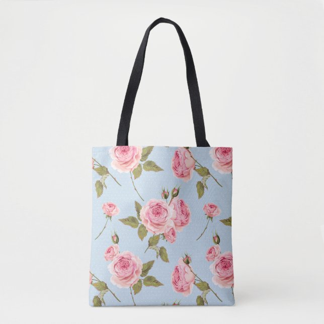 Rose- und Polka-Dots-Muster (Vorderseite)