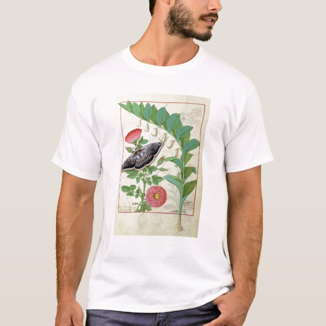 Rose und Polygonatum T-Shirt (Vorderseite)