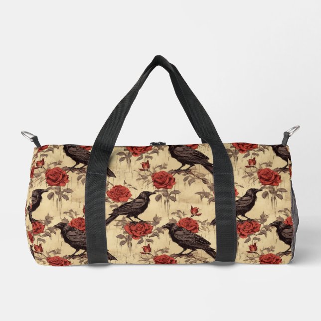 Rose und Ravens Duffle Bag (Vorderseite)