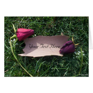 Rose und Rinde (anpassbar)