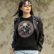 Rose und Schmetterlinge im texturierten Mauve