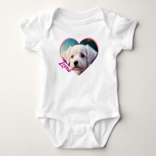 Rose und Sweet Hunde Collection Baby Strampler