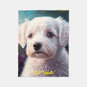 Rose und Sweet Hunde Collection Fleecedecke