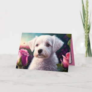 Rose und Sweet Hunde Collection Karte