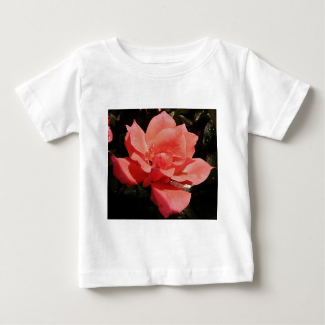 Rose und Tauchen Baby T-shirt (Vorderseite)