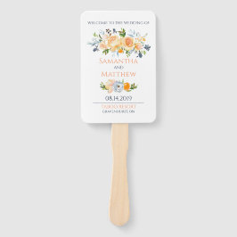 Rose und Thistle Wedding Fächer