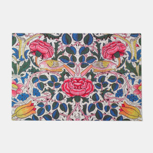 Rose und Vogel, William Morris Fußmatte
