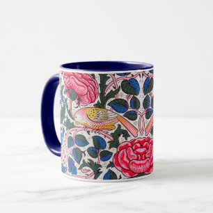 Rose und Vogel, William Morris Tasse